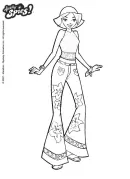 Totally Spies kleurplaat 14